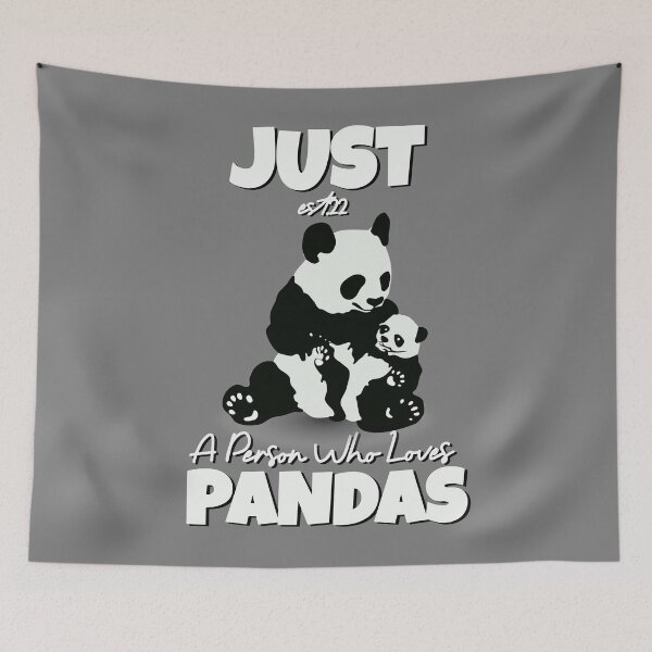 Item preview, JUST A PERSON WHO LOVES PANDAS designed and sold by GAADesignz.