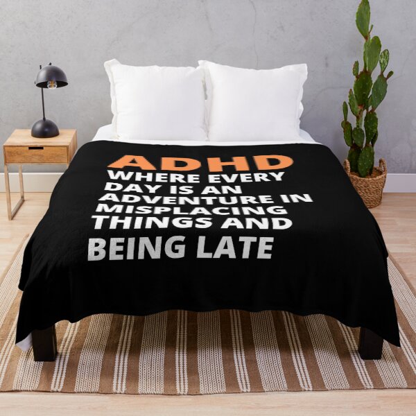 Item preview, ADHD Quote designed and sold by BuraxisQuotes.
