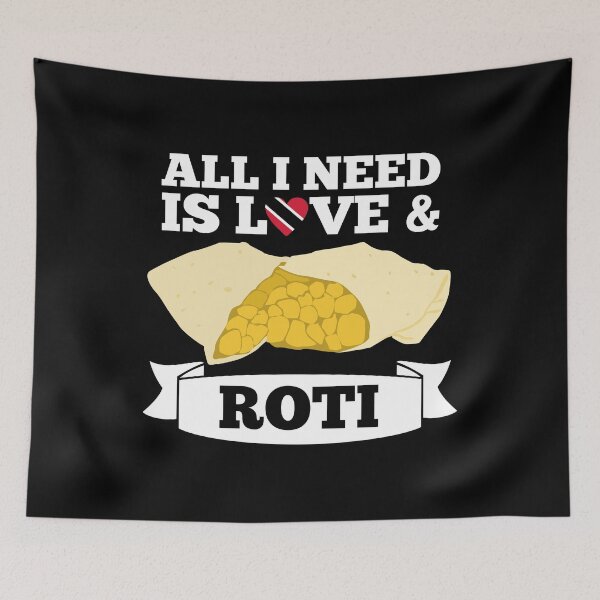 Item preview, Trinidad and Tobago Pride Trinidadian Food Roti designed and sold by QueenOfPrint.