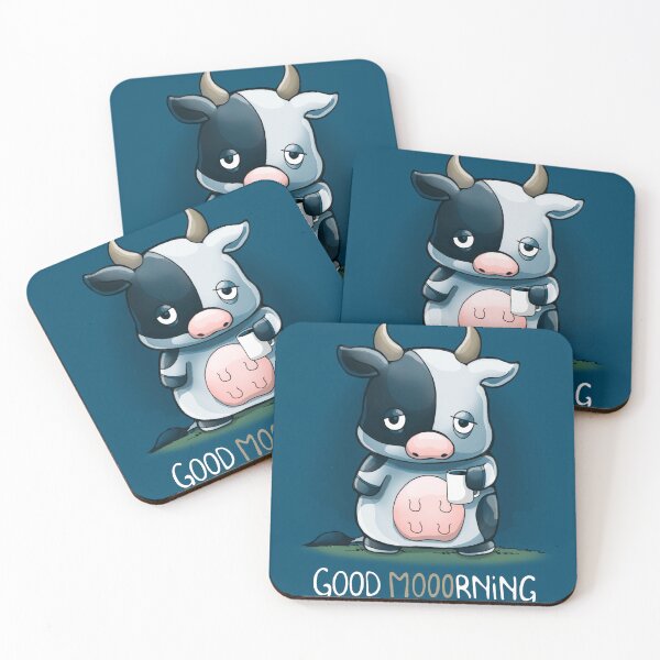 Item preview, Good Moooourning designed and sold by VallinArt.