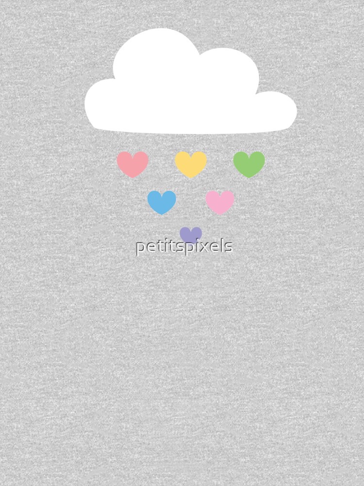 Raining hearts by petitspixels