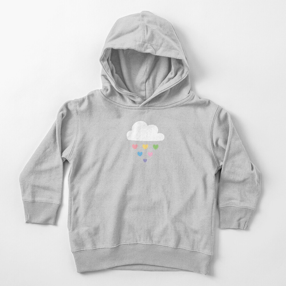 Raining hearts Toddler Pullover Hoodie