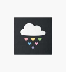 Raining hearts Art Board