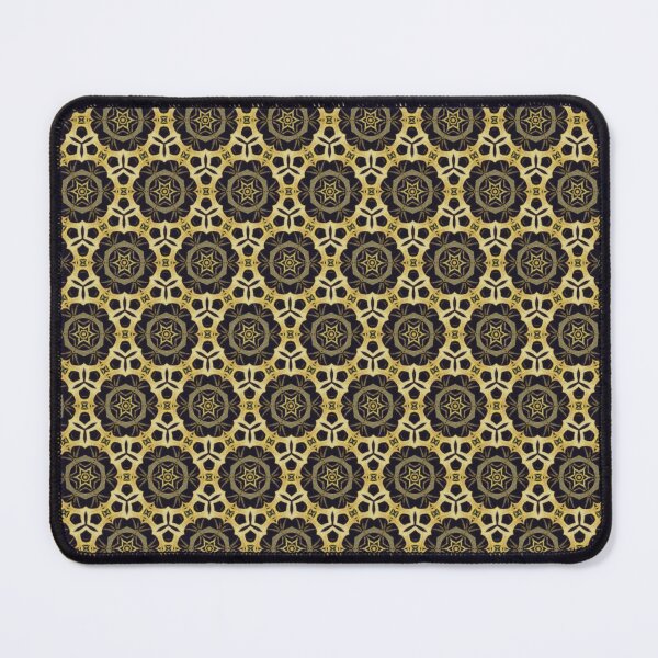 Item preview, Elegant Gold and Brown Honeycomb Seamless Pattern Print designed and sold by protegra.