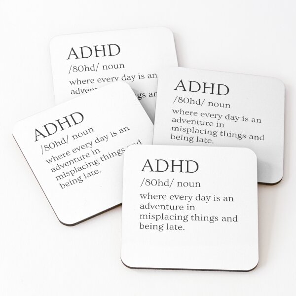 Item preview, ADHD Joke designed and sold by BuraxisQuotes.