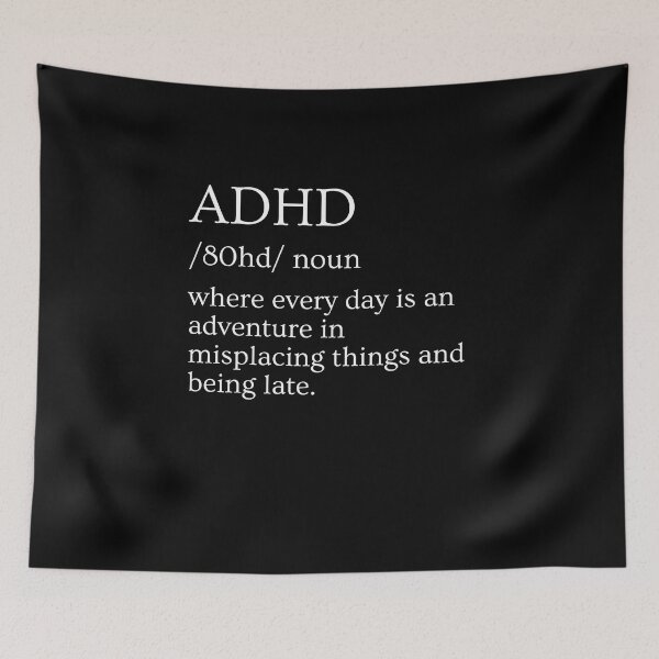 Item preview, ADHD Quote designed and sold by BuraxisQuotes.