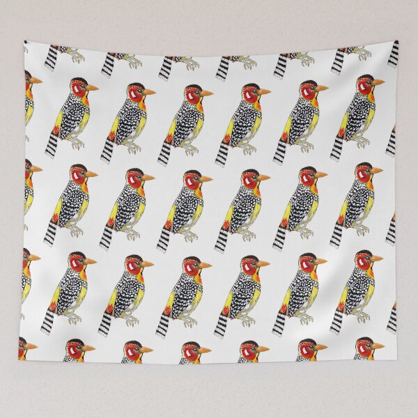 Item preview, Cutout - Red-faced Spotted Yellow Warbler from Kenya designed and sold by KarendiBeeArts.