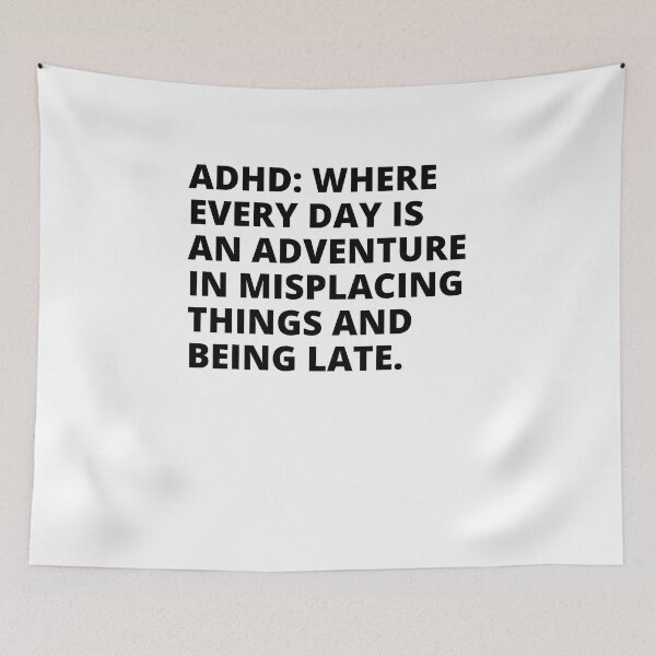 Item preview, ADHD Joke designed and sold by BuraxisQuotes.