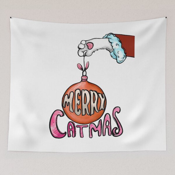 Item preview, Merry Catmas |cat lover | pet lover designed and sold by MizMed ⭐⭐⭐⭐⭐.