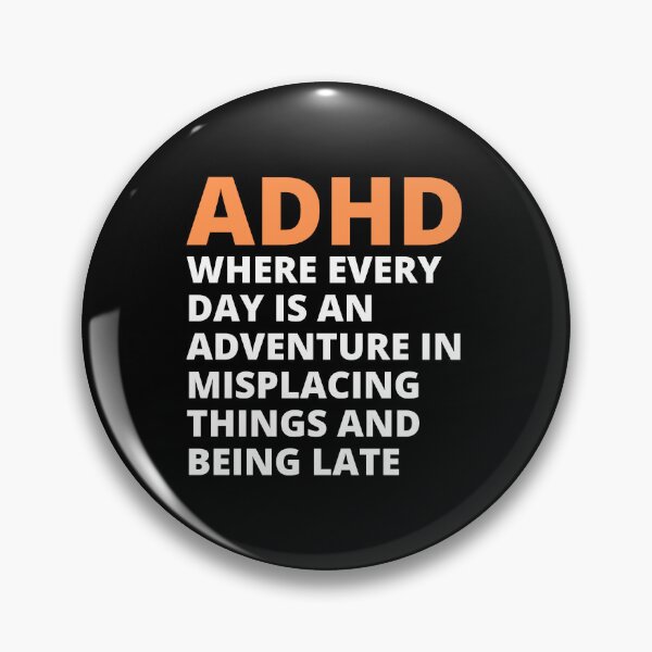 Item preview, ADHD Quote designed and sold by BuraxisQuotes.