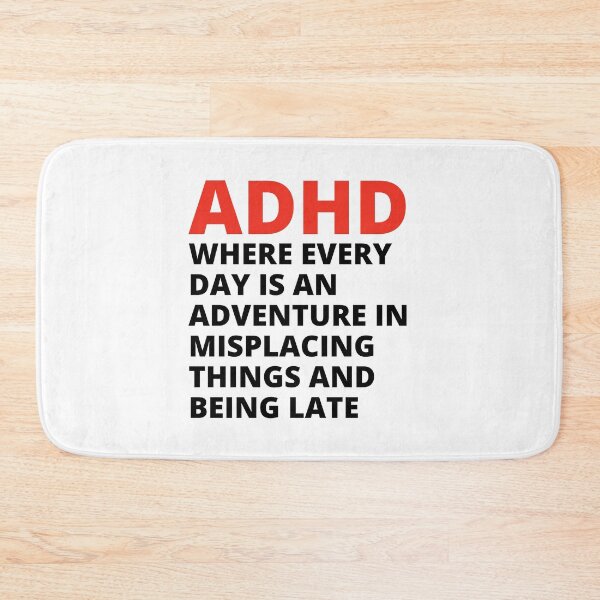 Item preview, ADHD Joke designed and sold by BuraxisQuotes.