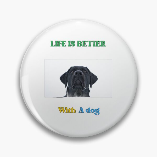 Item preview, Life is way much better with a dog designed and sold by Abeer’s Art.
