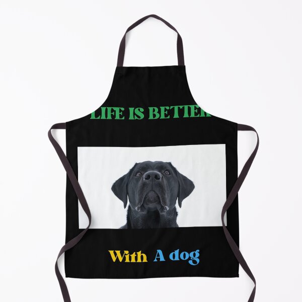 Item preview, Life is way much better with a dog designed and sold by Abeer’s Art.