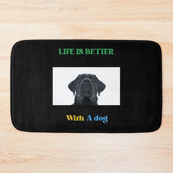 Item preview, Life is way much better with a dog designed and sold by Abeer’s Art.