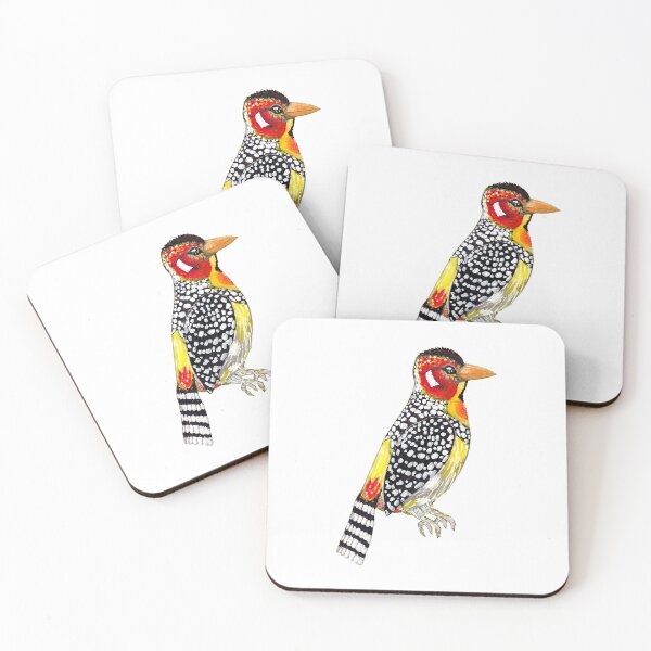 Item preview, Cutout - Red-faced Spotted Yellow Warbler from Kenya designed and sold by KarendiBeeArts.