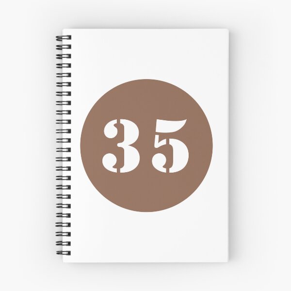 Item preview, Number Thirty Five (35) in Brown Circle designed and sold by Ching Teoh.