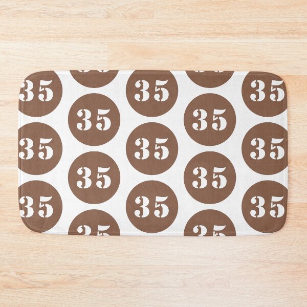 Item preview, Number Thirty Five (35) in Brown Circle designed and sold by Ching Teoh.