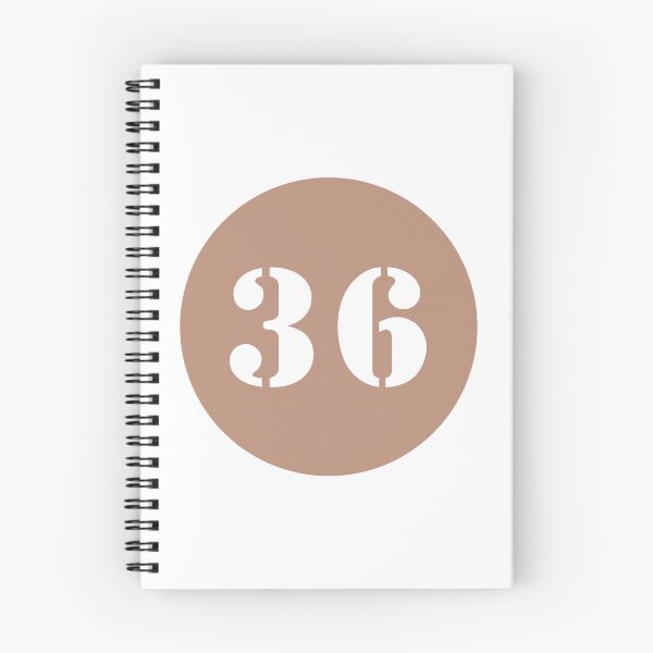 Item preview, Number Thirty Six (36) in Brown Circle designed and sold by Ching Teoh.