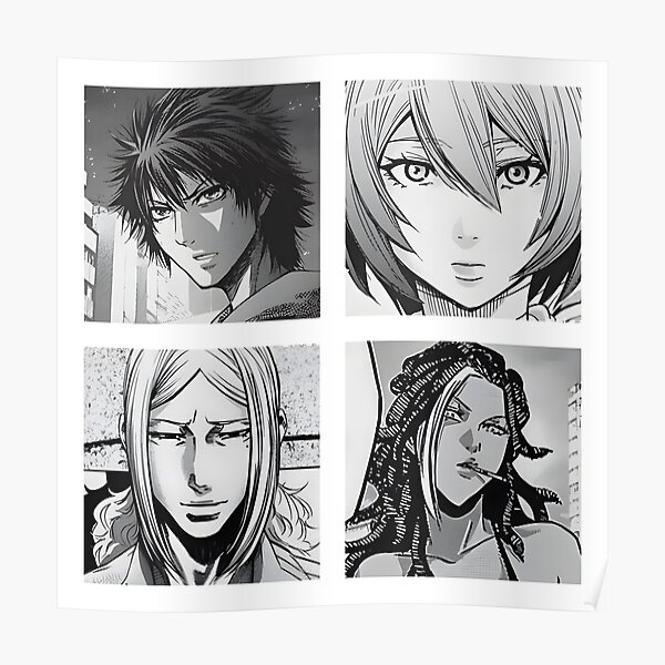 Alice In Borderland Characters Manga Poster For Sale By Cera23