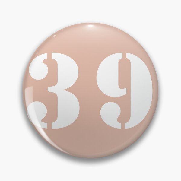 Item preview, Number Thirty Nine (39) in Pink Circle designed and sold by Ching Teoh.