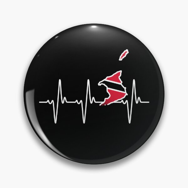 Item preview, Trinidad and Tobago Flag Pride Roots Heartbeat designed and sold by QueenOfPrint.