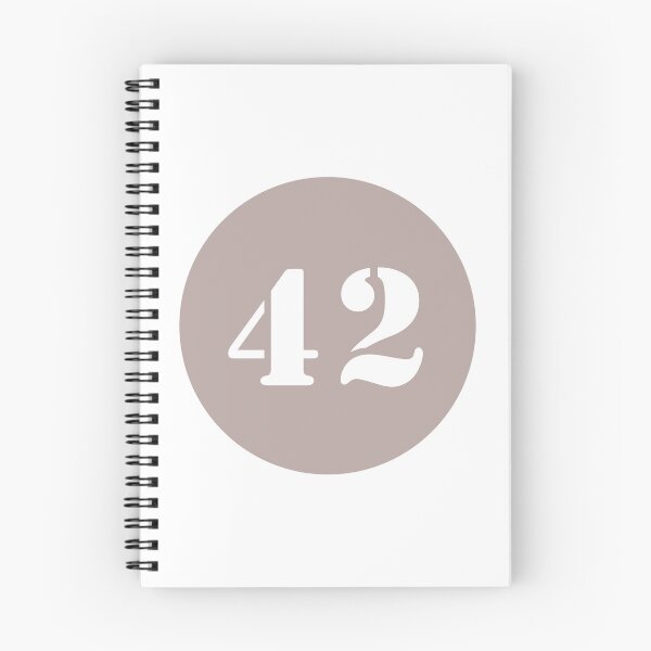Item preview, Number Forty Two (42) in Coffee Color Circle designed and sold by Ching Teoh.