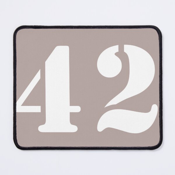 Item preview, Number Forty Two (42) in Coffee Color Circle designed and sold by Ching Teoh.