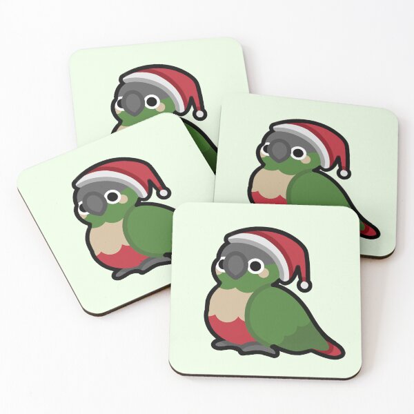 Item preview, X-Mas Birbs - Green Cheek Conure designed and sold by blirbos.