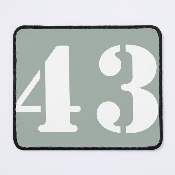 Item preview, Number Forty Three (43) in Sage Green Circle designed and sold by Ching Teoh.