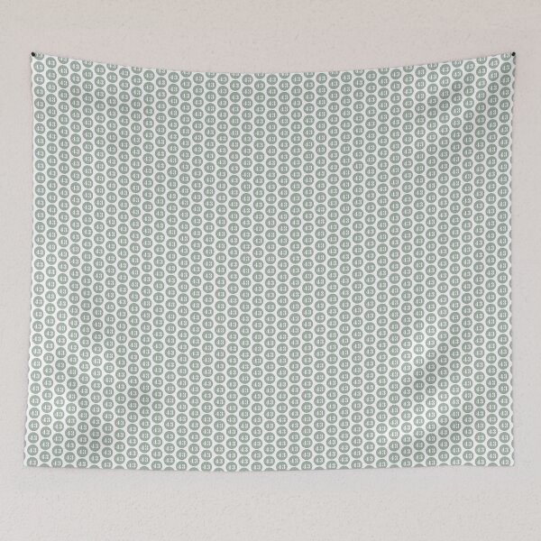 Item preview, Number Forty Three (43) in Sage Green Circle designed and sold by Ching Teoh.