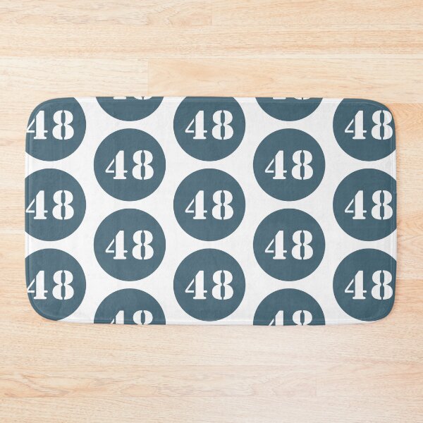 Item preview, Number Forty Eight (48) in Blue Circle designed and sold by Ching Teoh.