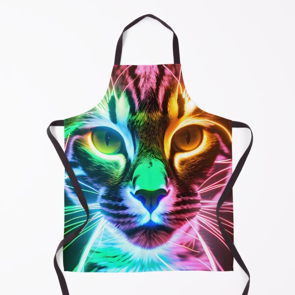 Item preview, Neon Cat - Modern Digital Art designed and sold by Ai-michiart.