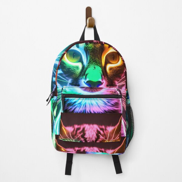 Item preview, Neon Cat - Modern Digital Art designed and sold by Ai-michiart.