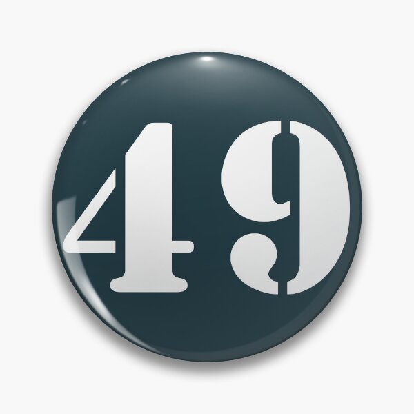 Item preview, Number Forty Nine (49) in Blue Circle designed and sold by Ching Teoh.