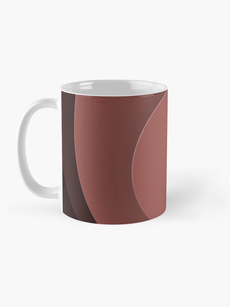 Alternate view of COLOUR OF THE YEAR 2015 | MARSALA | PATTERN DESIGN | MARSALA GEO Mug