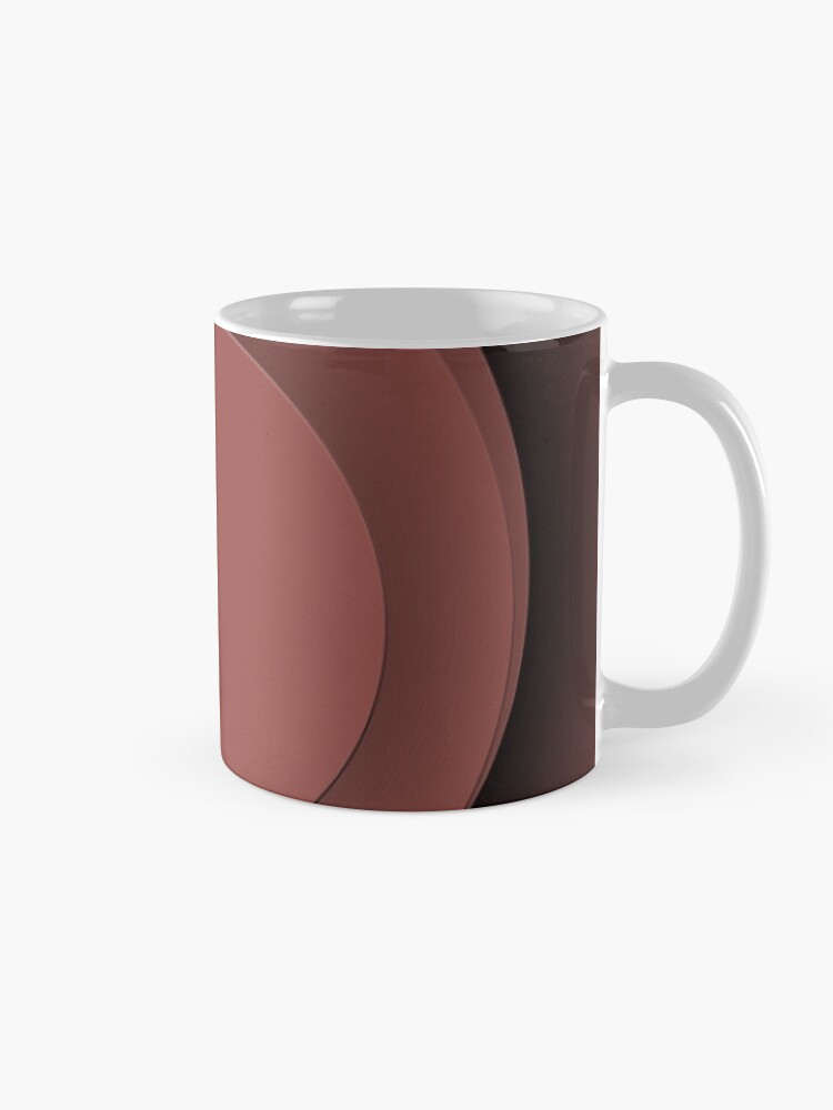 Alternate view of COLOUR OF THE YEAR 2015 | MARSALA | PATTERN DESIGN | MARSALA GEO Mug