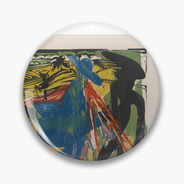 Item preview, Ernst Ludwig Kirchner Schlemihls Begegnung mit dem Schatten (1915) designed and sold by TeeARTHY.