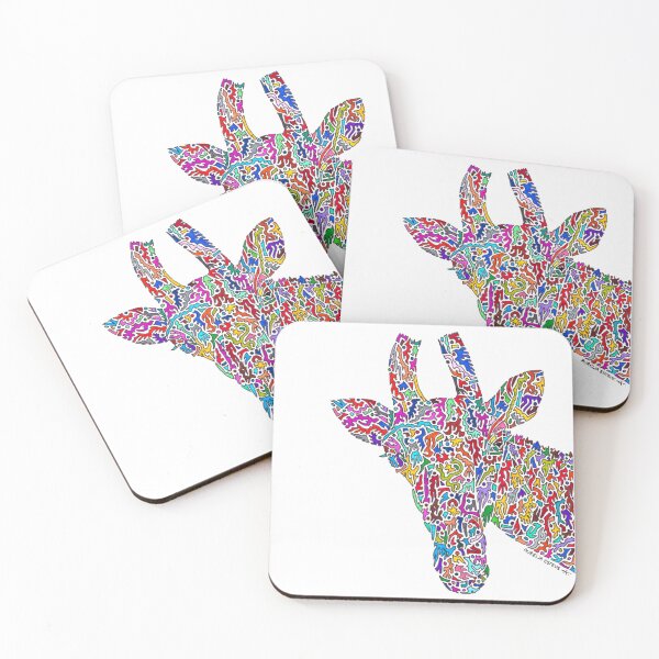 Item preview, Giraffe (multicolor) designed and sold by aureliart66.