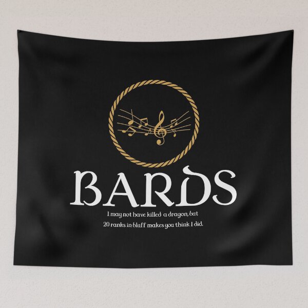Item preview, Bard Bards Tabletop RPG Addict designed and sold by pixeptional.