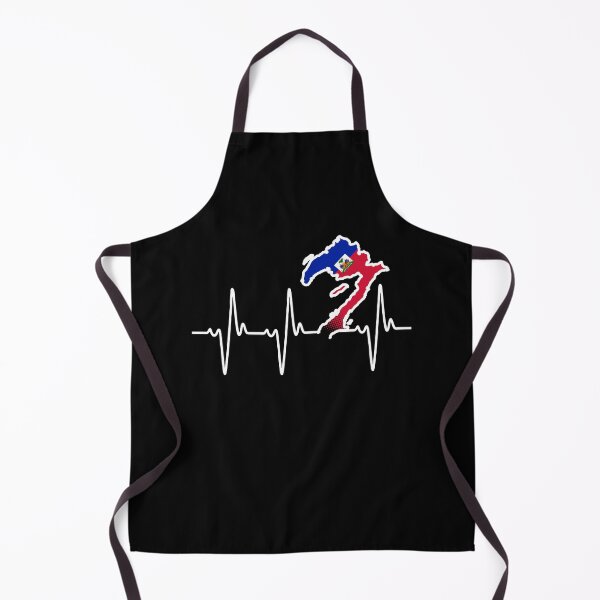 Item preview, Haiti Flag Pride Haitian DNA Roots Heartbeat designed and sold by QueenOfPrint.