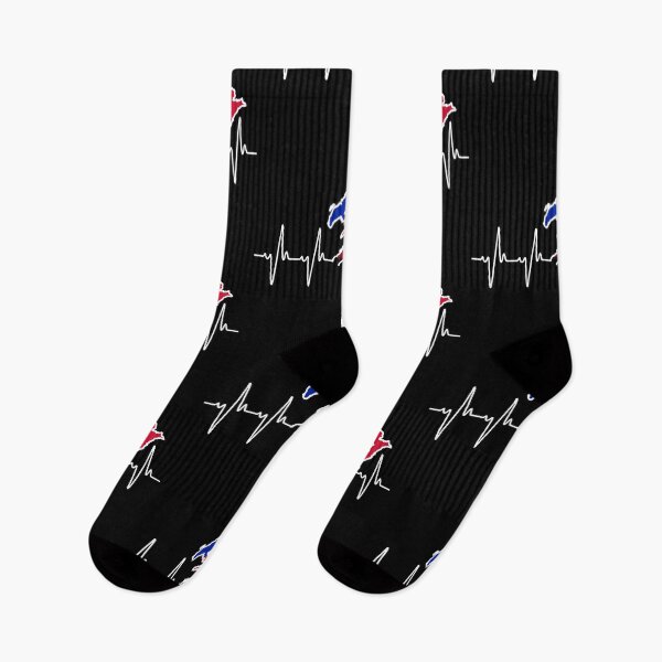 Item preview, Haiti Flag Pride Haitian DNA Roots Heartbeat designed and sold by QueenOfPrint.