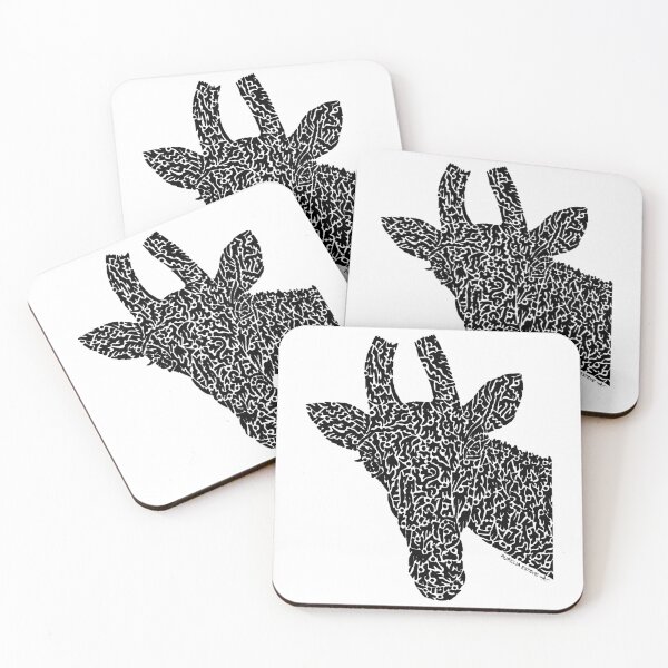 Item preview, Giraffe (black) designed and sold by aureliart66.