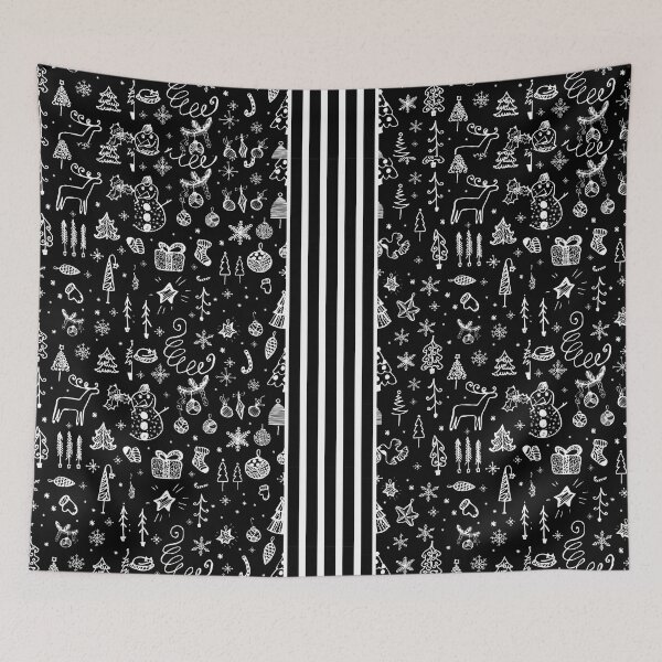 Item preview, Black Winter Pattern 1 designed and sold by SimplyMe-Plus.