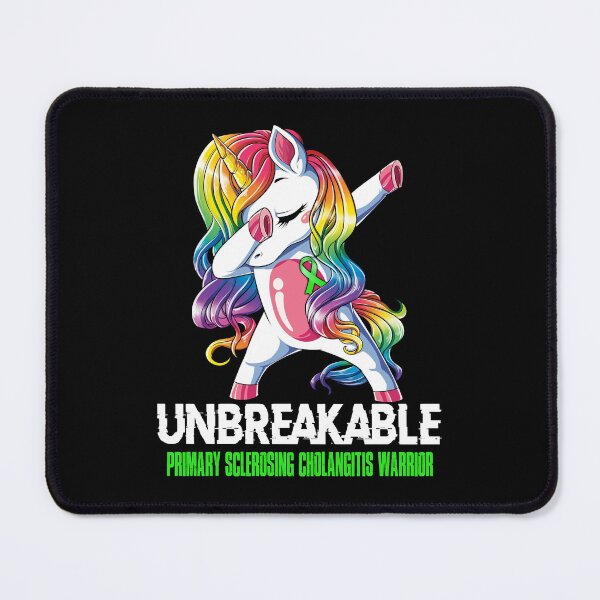 Artikelvorschau, Bewusstsein für primär sklerosierende Cholangitis - Unicorn Primary Sclerosing Cholangitis Warrior Ribbon UNBREAKABLE entworfen und verkauft von Fernandezf.