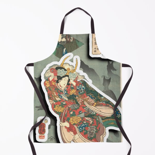 Item preview, Princess Yaegaki - Classic Japanese Art - Utagawa Kuniyoshi designed and sold by jade-cooper-art.