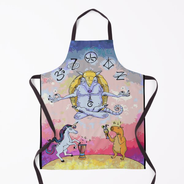 Item preview, Zen Armadillo Yoga Art - Funny Meditating Animal T-Shirt designed and sold by FotoLibreStudio.