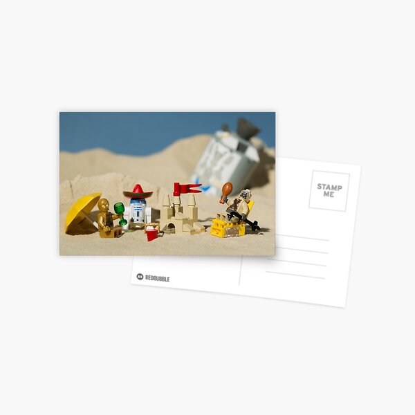 Lego Tatooine picnic Postcard