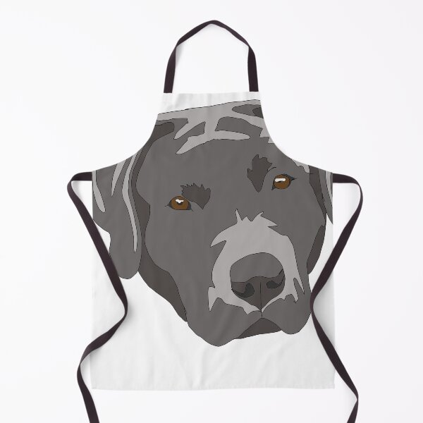 Item preview, Silver lab face designed and sold by LeahcarsArt.