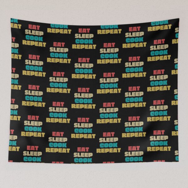 Item preview,  EAT SLEEP COOK REPEAT designed and sold by DanaMire.
