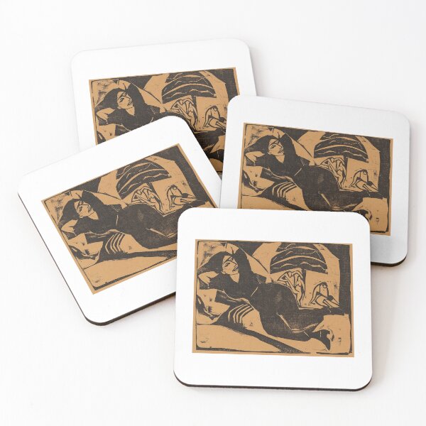 Item preview, Ernst Ludwig Kirchner Liegende Frau (1911) designed and sold by TeeARTHY.